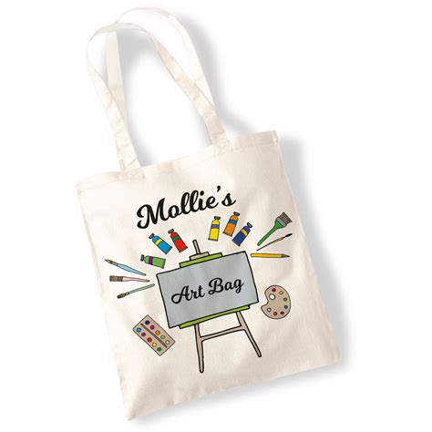 Custom Name Art Bag Perfect Present for a Artist Painter - Etsy