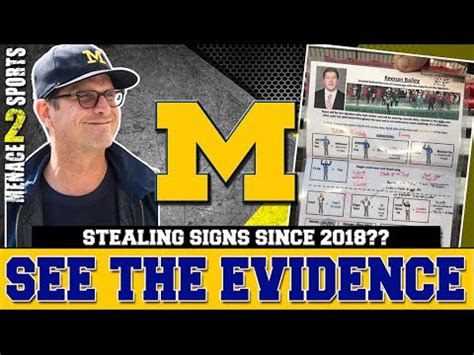 Evidence that Michigan Football has been Stealing Signs since 2018! - YouTube