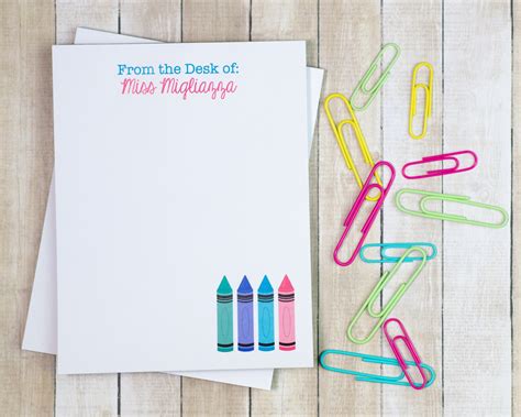 Personalized Teacher Stationery Gift for Teacher Teacher - Etsy