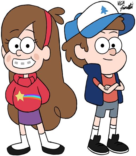 Dipper and Mabel by VGAfanatic on DeviantArt