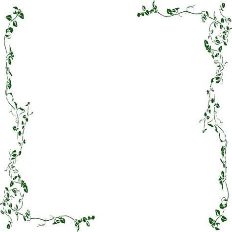 drawing vine border - Google Search | Clip art borders, Vine border ...