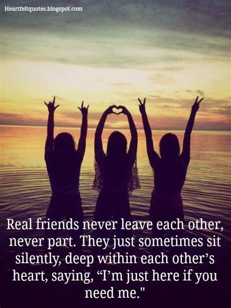 Heartfelt Quotes: Real friends | Three best friends quotes, Friends forever quotes, Friendship ...