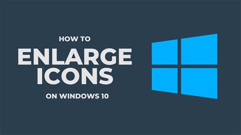 How To Make One Icon Bigger On Desktop Windows 10 - Design Talk