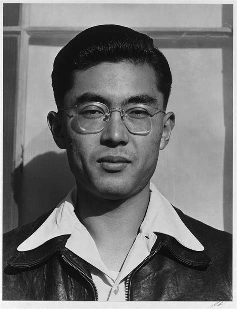 Masao Nakazawa, chemistry teacher, Manzanar – 1943 Safety Film, Face Study, Pearl Harbor Attack ...
