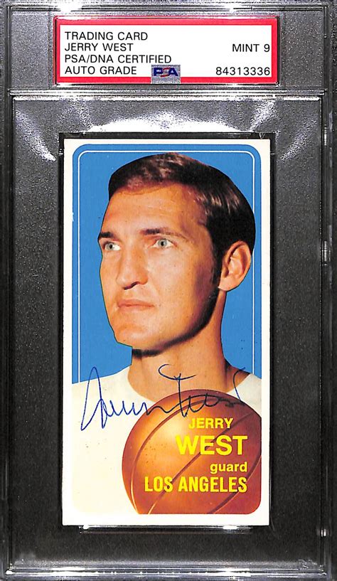 Lot Detail - 1970 Topps Jerry West Signed Card (PSA/DNA Encased ...