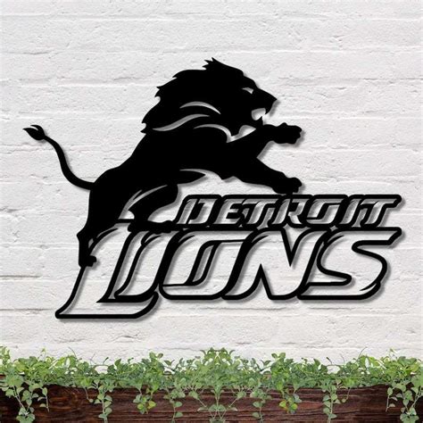 Detroit Lions Football Metal Sign Football Signs Gift for Fans - Custom ...