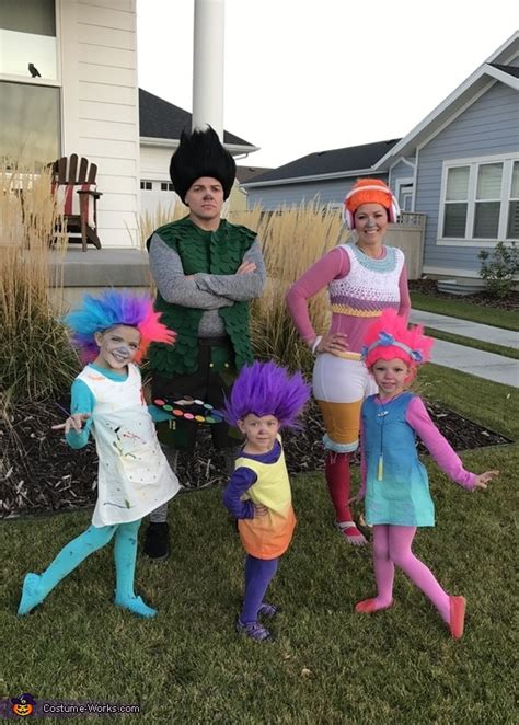 Trolls Family Costume