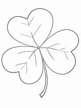 Irish Shamrock Coloring Page  Free Printable Pages For Kids sketch template