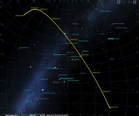 Tonight Current Night Sky Map