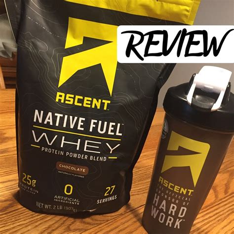 REVIEW: Ascent Whey Protein | Protein, Whey protein, Supplement container