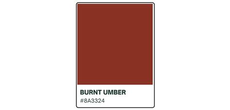 The Warmth and Depth of Burnt Umber: A Guide to this Earthy Hue | HipFonts