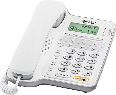 Customer Reviews: AT&T CL2909 Corded Phone with Speakerphone White ATT ...