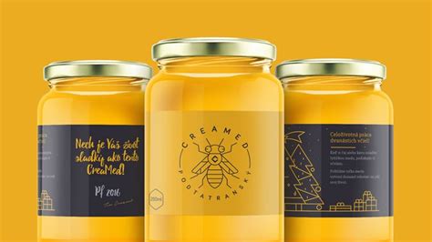 Beautiful honey packaging design for your inspiration