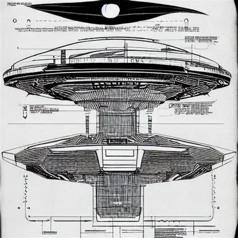 a blueprint for an alien spaceship | Stable Diffusion