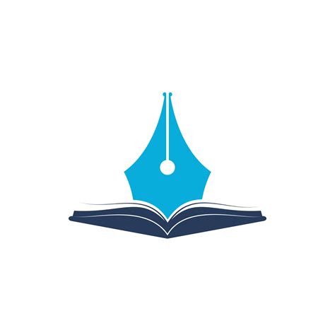 Book pen vector logo design. Logo design vector for education department. 11404947 Vector Art at ...