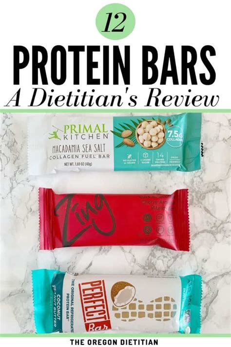 Healthy Protein Bars: A Dietitian's Review - The Oregon Dietitian