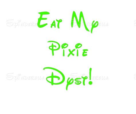 Items similar to Eat My Pixie Dust - Disney Font - Downloadable image ...