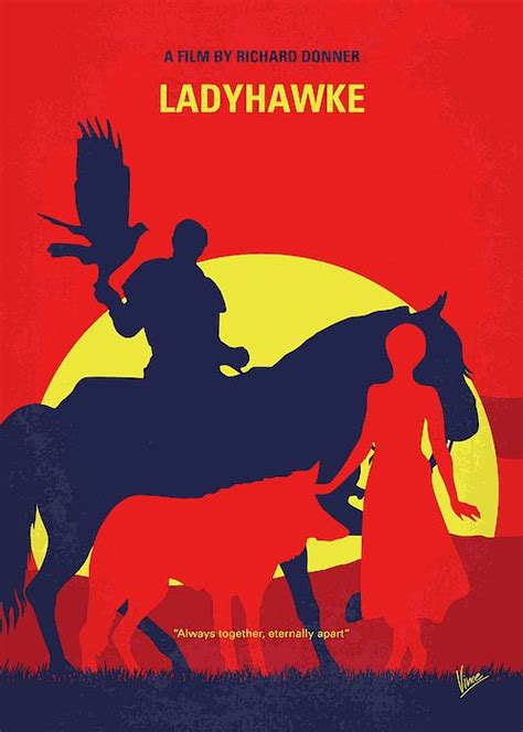 No1112 My Ladyhawke minimal movie poster by Chungkong Art in 2022 ...