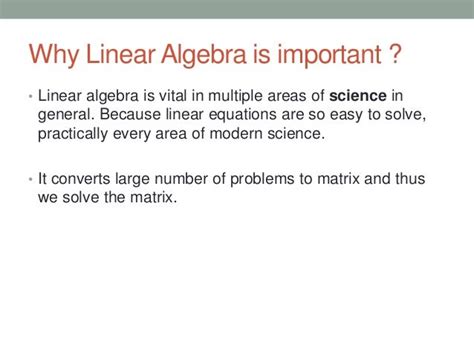 Applications of Linear Algebra in Computer Sciences