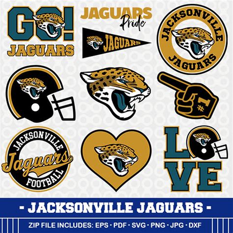 Jacksonville jaguars SVG File – Vector Design in, Svg, Eps, Dxf, and ...