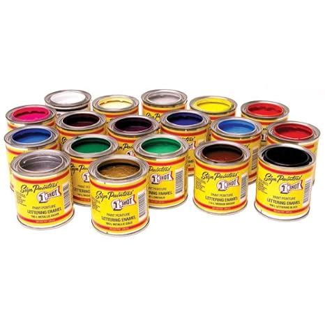 Amazon.com: One Shot Pinstriping Paint Deluxe Color Kit - 1 Shot ...