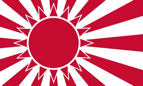 My take on the Japanese "Rising Sun" Flag : r/vexillology