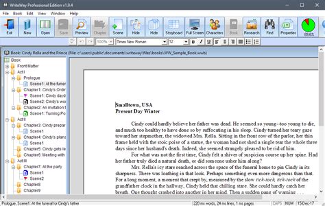 WriteWay Pro: free book-writing software - gHacks Tech News