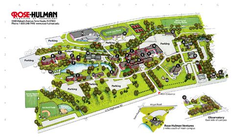 Rose Hulman Campus Map – Map Vector