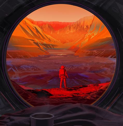 Mars astronaut illustration | The Planetary Society