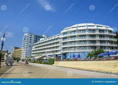 Berlin Golden Beach Hotel, Golden Sands Beach, Bulgaria Editorial Stock ...