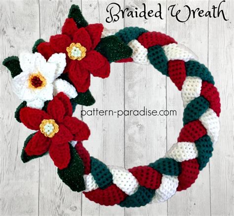 Knitted Christmas Wreath Free Pattern