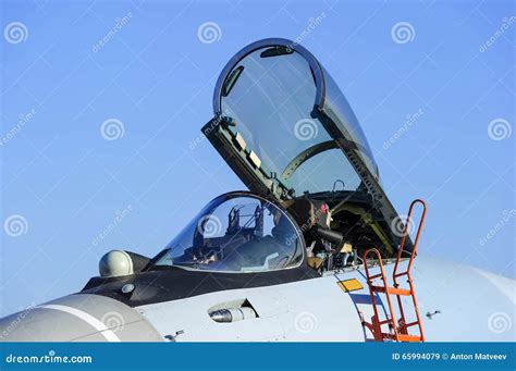 Fighter jet cockpit stock image. Image of multifunction - 65994079