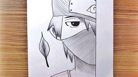 Easy Anime Sketch / Cómo dibujar kid kakashi tutorial paso a paso ...