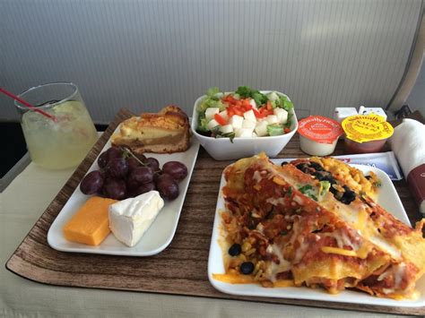 New Delta First Class Meals OnBoard- Mexican Fiesta - Points Miles ...