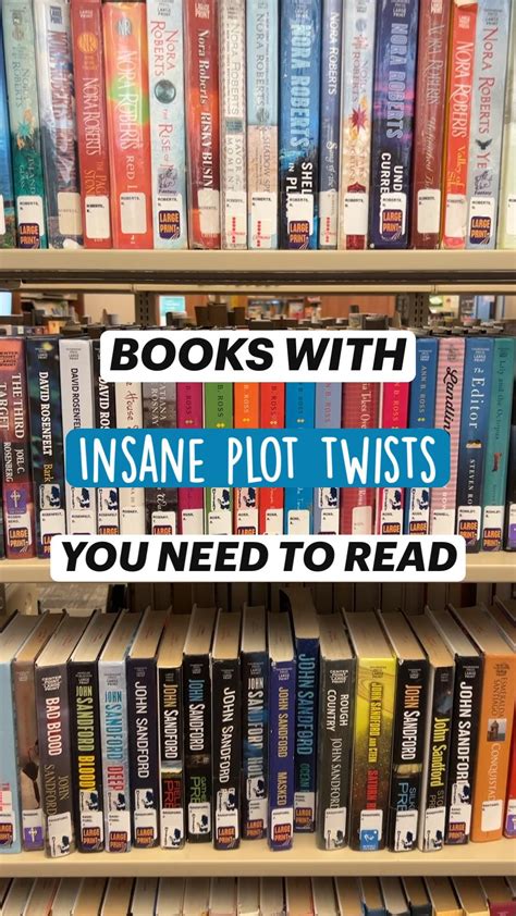 Books with insane plot twists must read books – Artofit