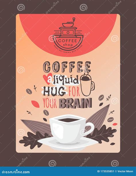 Coffee Typographic Poster with Funny Phrase, Quote about Coffee, Vector ...