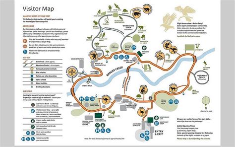 Map of Healesville Sanctuary | Map, Sanctuary, Australia