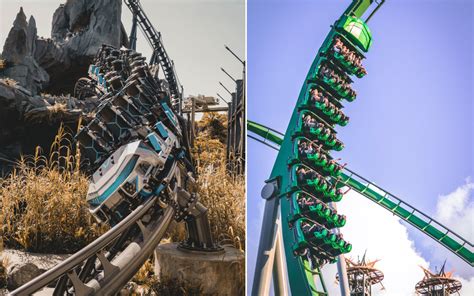 Velocicoaster vs Hulk Roller Coaster: Intensity, Speed, and Thrills ...