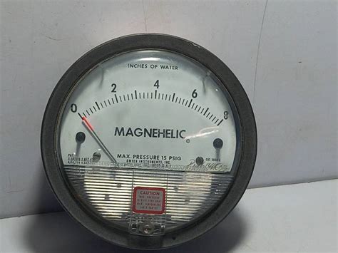 Dwyer Instruments 2008-C Pressure Gauge - S N Ship Spares