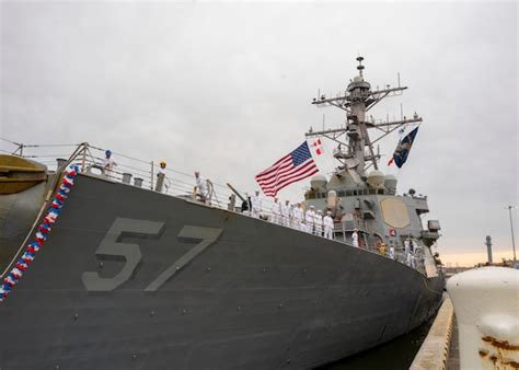 USS Mitscher Returns to Norfolk After Surge Deployment > United States ...