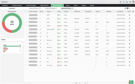 Gestión de puertos de switch y direcciones IP | ManageEngine OpUtils