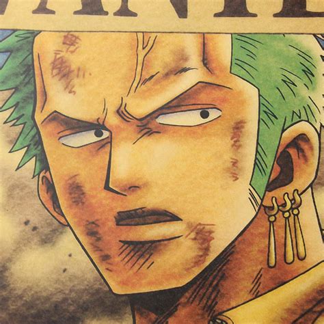 LARGE Roronoa Zoro One Piece Most Wanted Bounty Poster – Poster Pagoda