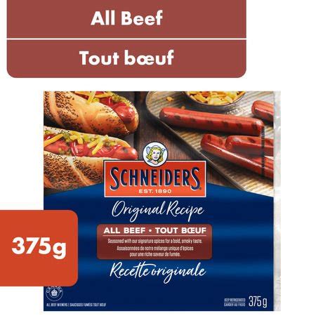 Schneiders® Classic Beef Wieners | Walmart Canada