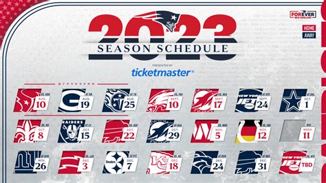 2023 New England Patriots Season Schedule and International Game in Germany - Archyde