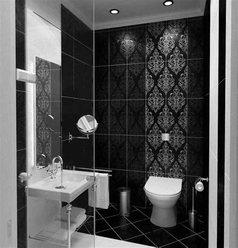 10 Gorgeous Bathrooms With Black Tile