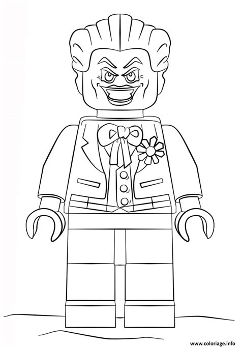 Coloriage Lego Joker Batman Dessin Lego Batman à imprimer