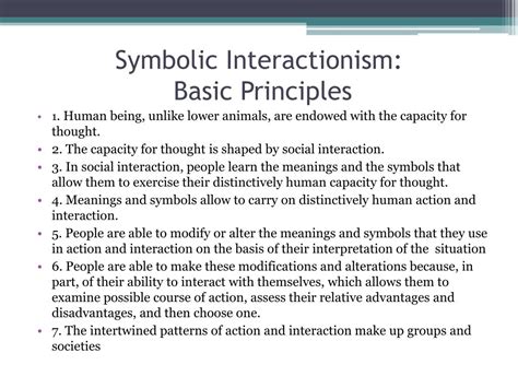 PPT - Symbolic Interactionism PowerPoint Presentation, free download - ID:996177