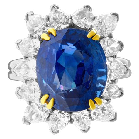 13.04 Carat Royal Blue Ceylon Sapphire | Gray & Sons Jewelry