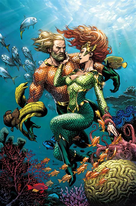 [Artwork] Aquaman & Mera by Gary Frank : r/DCcomics