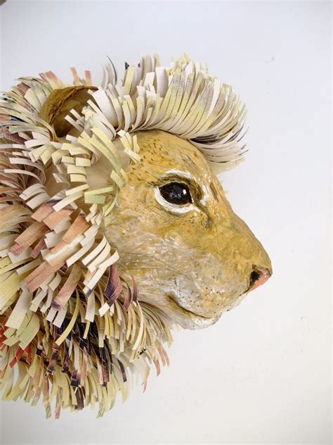 Swops! | Paper mache animal head, Paper mache animals, Paper mache art